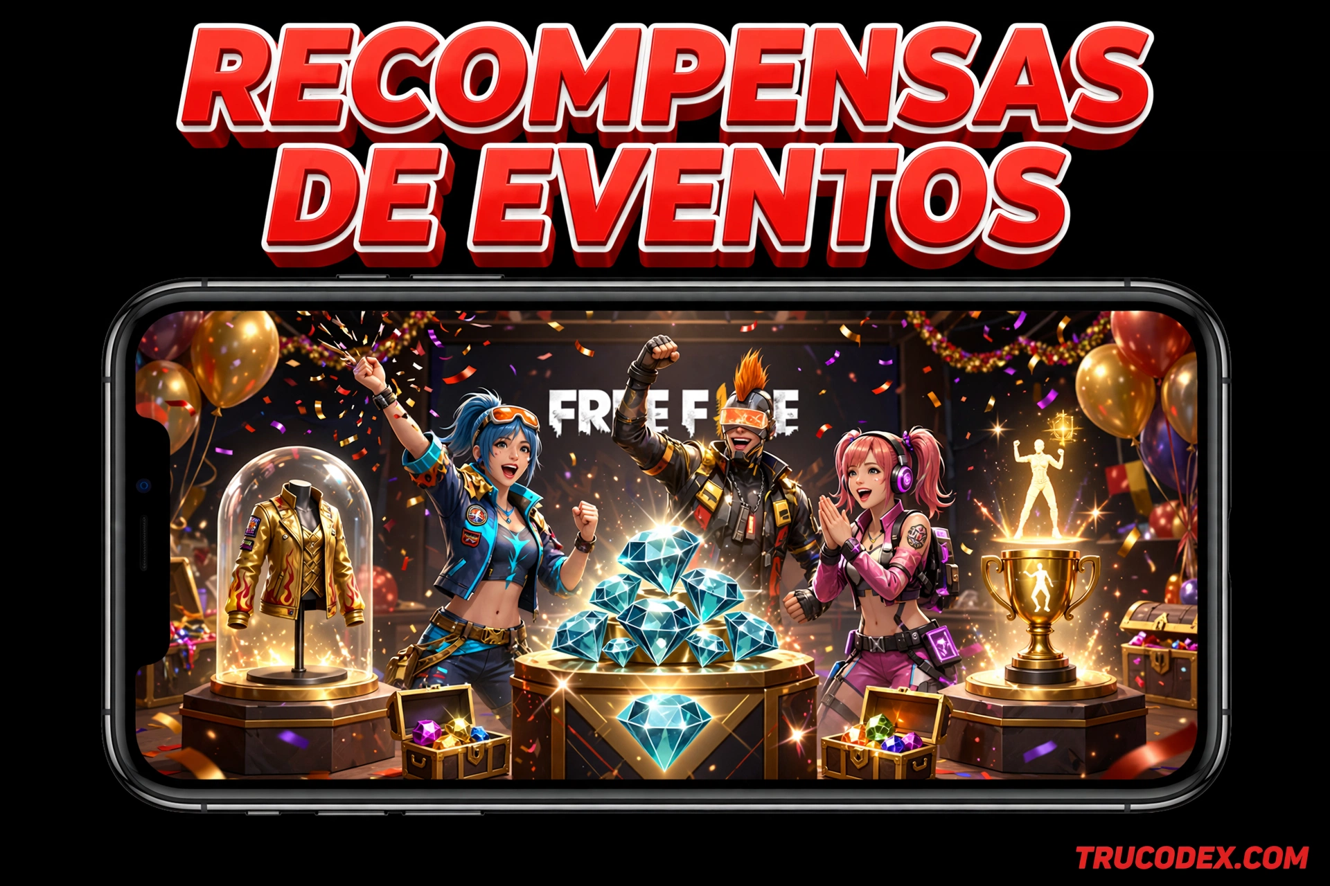 Recompensas de eventos de Free Fire - premios exclusivos