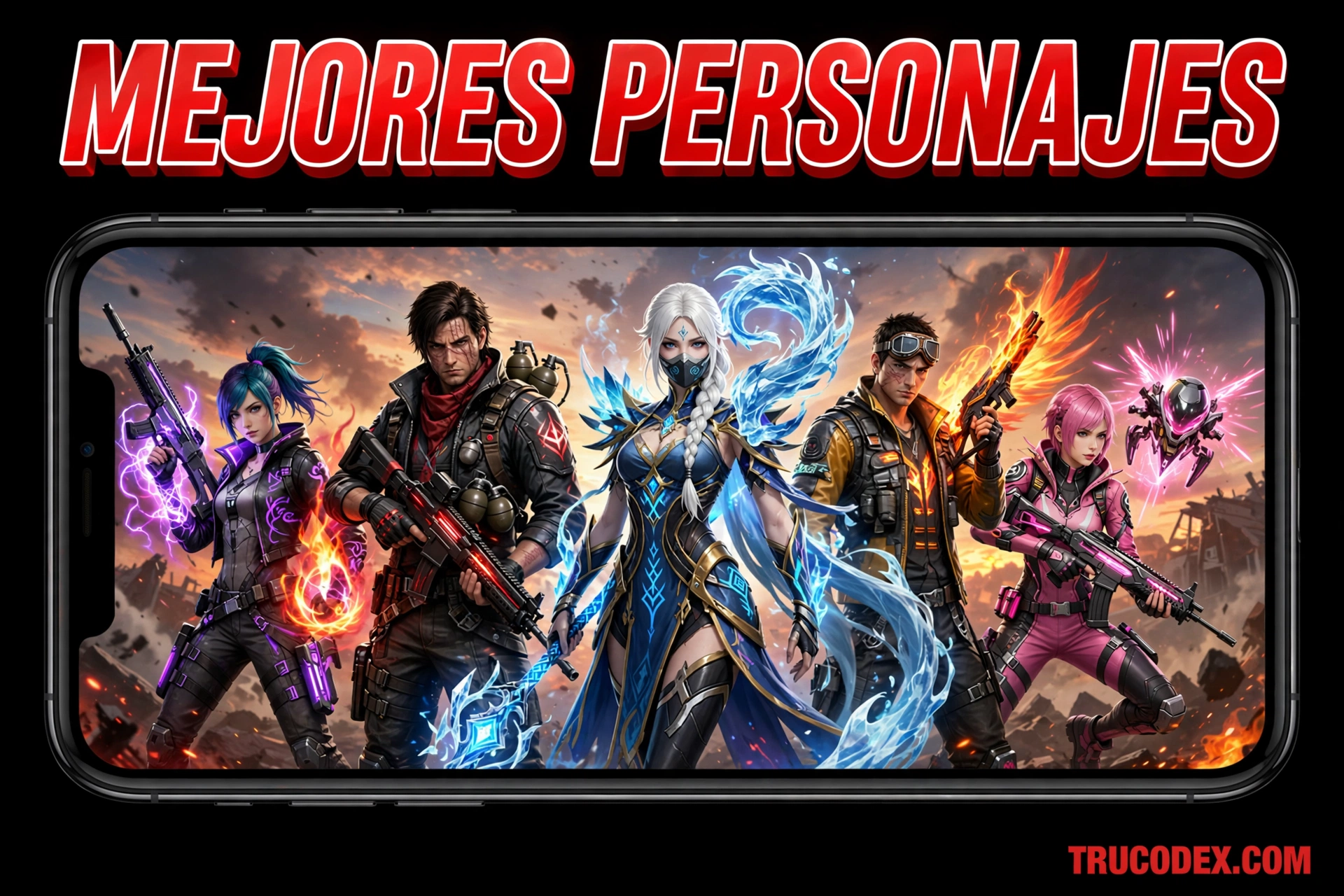 Mejores personajes de Free Fire - ranking de personajes
